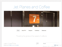 Tablet Screenshot of jetplanesandcoffee.com